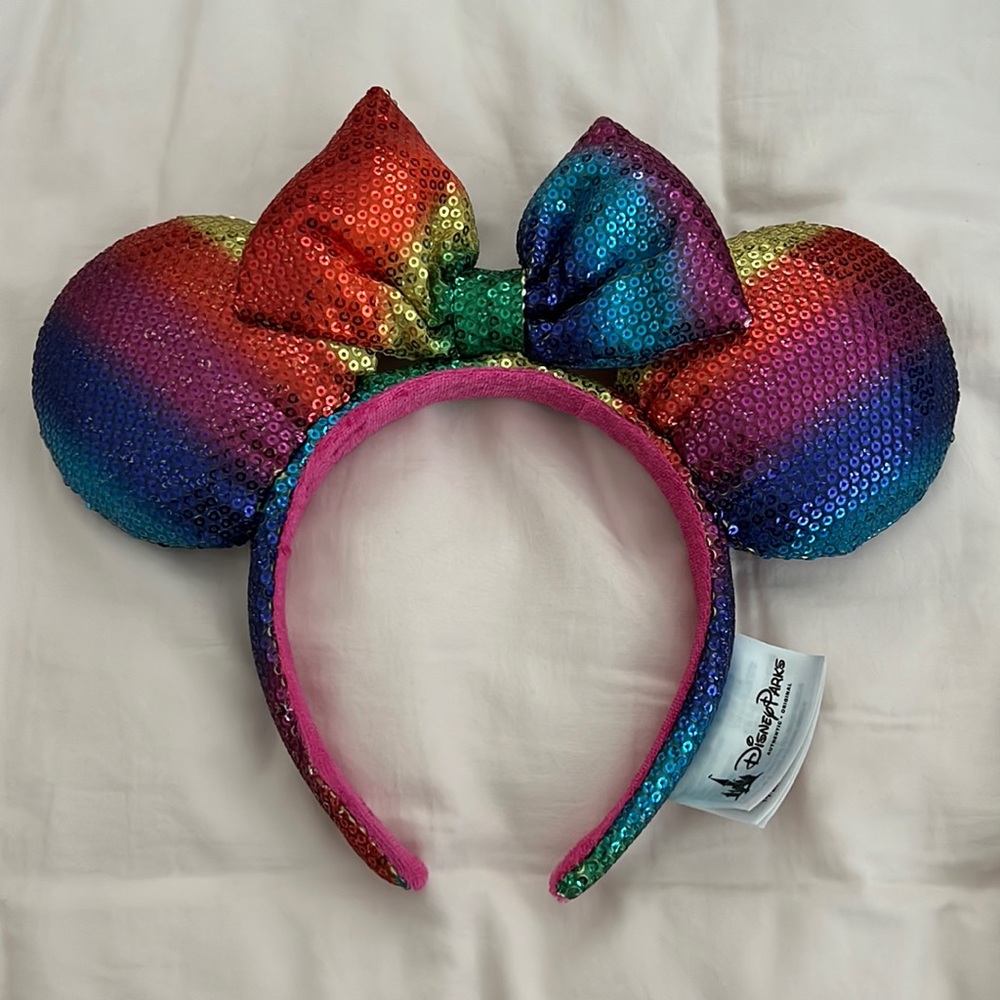 Rainbow Mickey Mouse ears